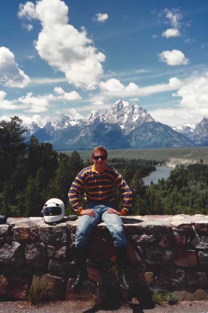 Gav in front of Grand Tetons