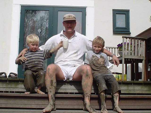 After exploring the beach on the IJssel