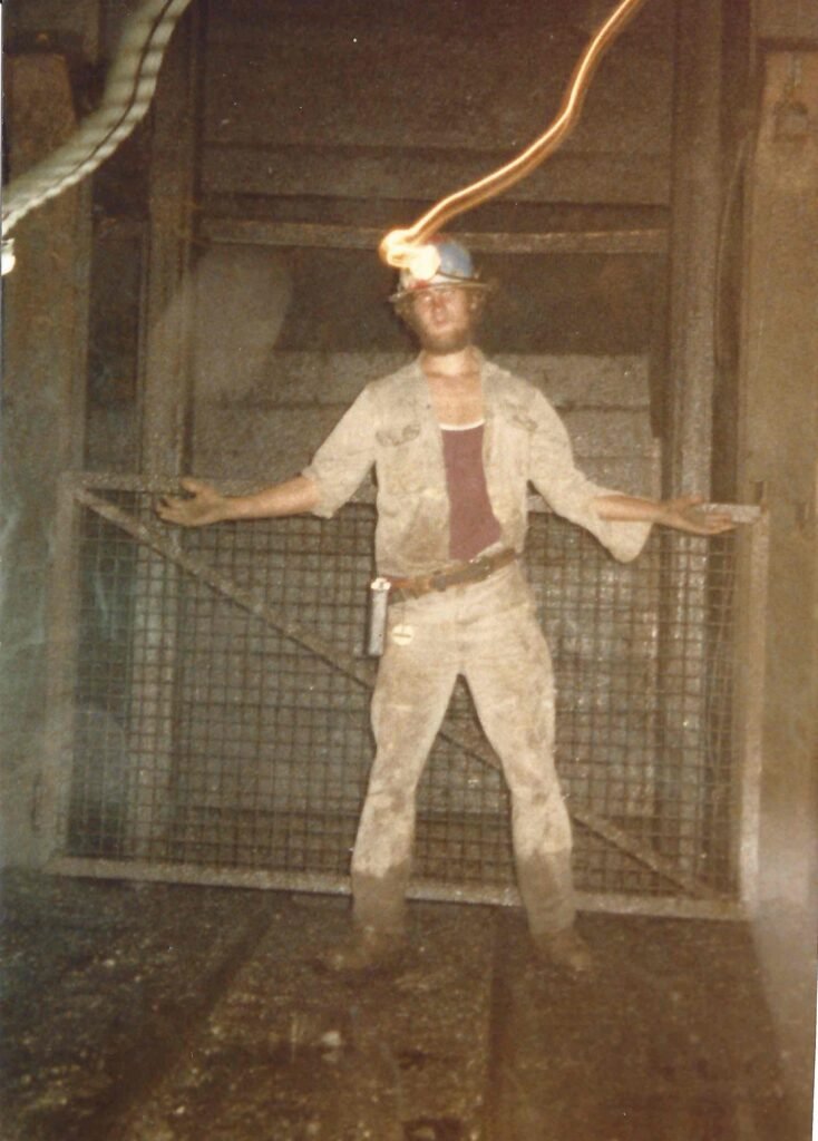 on the mine